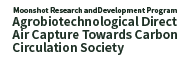 Moonshot Research and Development Program Agrobiotechnological Direct Air Capture Towards Carbon Circulation Society